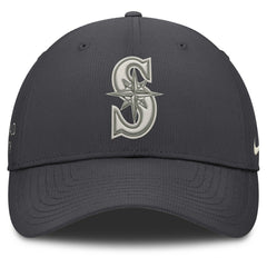 Seattle Mariners Nike Club Dri-FIT Adjustable Hat - Anthracite Hats