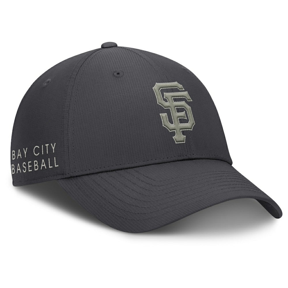 San Francisco Giants Nike Club Dri-FIT Adjustable Hat - Anthracite Hats