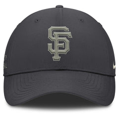 San Francisco Giants Nike Club Dri-FIT Adjustable Hat - Anthracite Hats