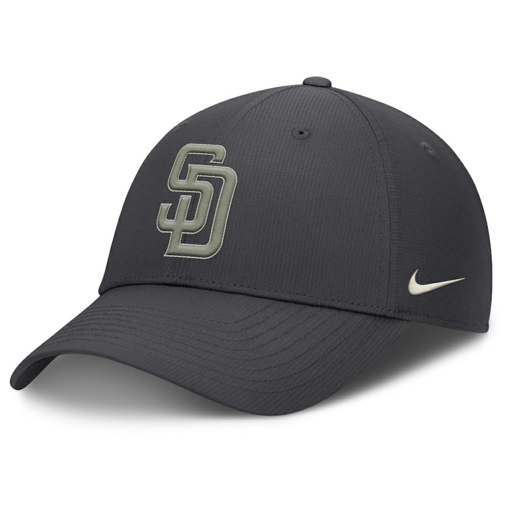 San Diego Padres Nike Club Dri-FIT Adjustable Hat - Anthracite Hats