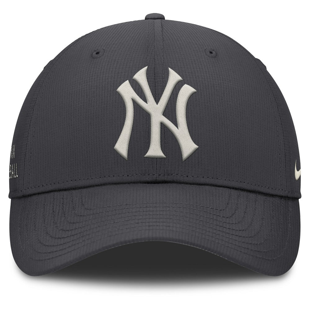 New York Yankees Nike Club Dri-FIT Adjustable Hat - Anthracite Hats