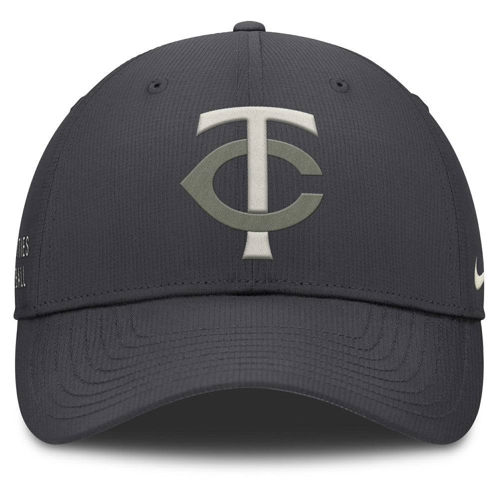 Minnesota Twins Nike Club Dri-FIT Adjustable Hat - Anthracite Hats