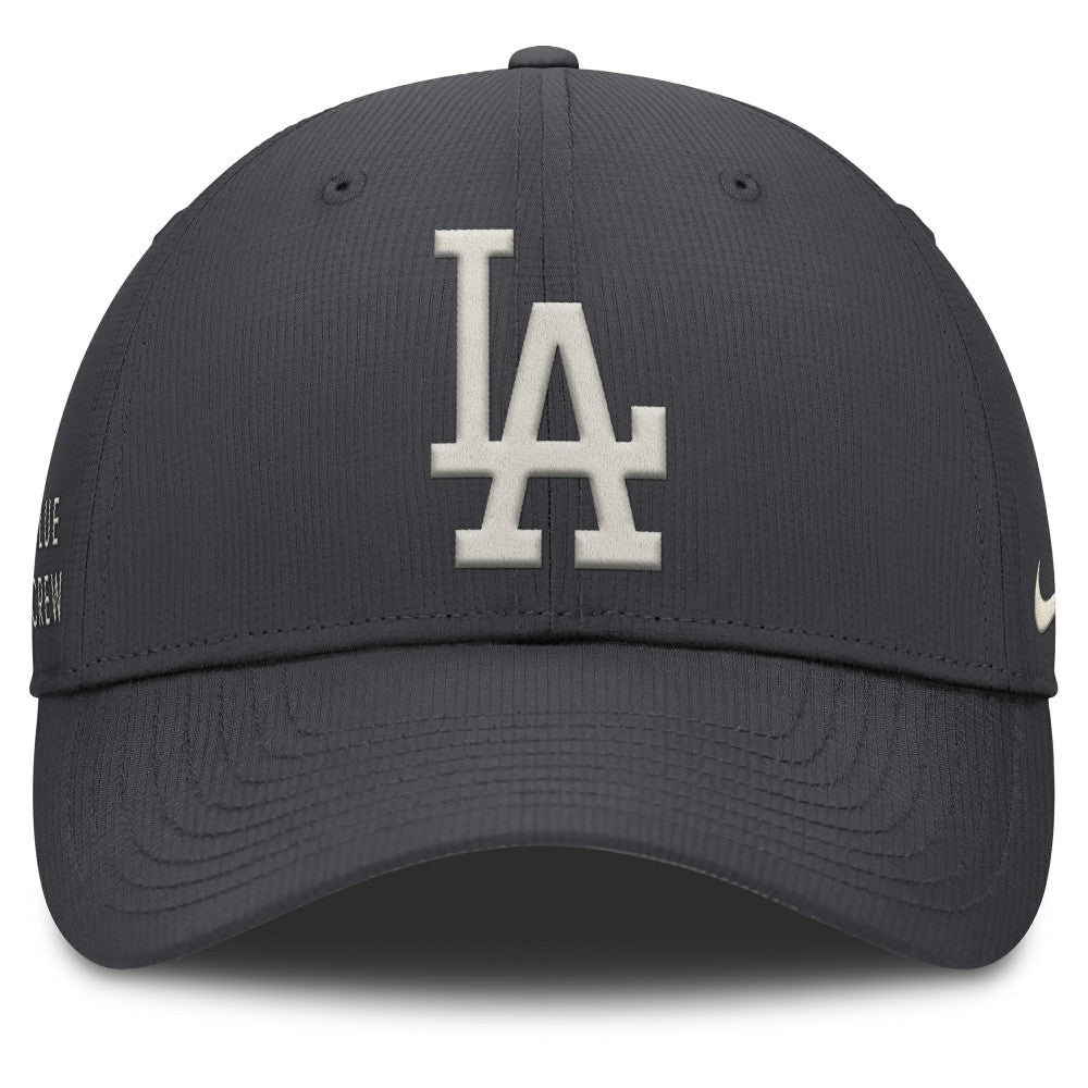 Los Angeles Dodgers Nike Club Dri-FIT Adjustable Hat - Anthracite Hats
