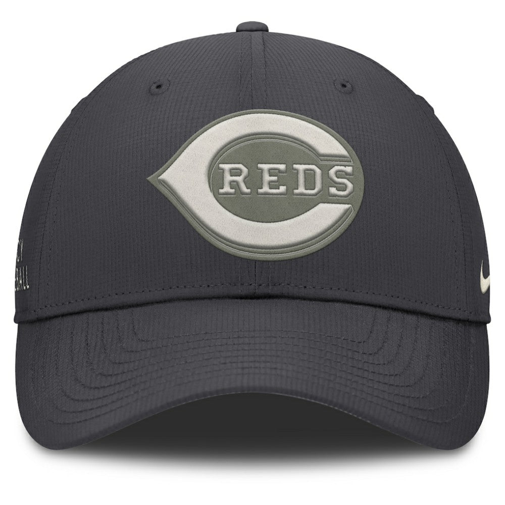 Cincinnati Reds Nike Club Dri-FIT Adjustable Hat - Anthracite Hats