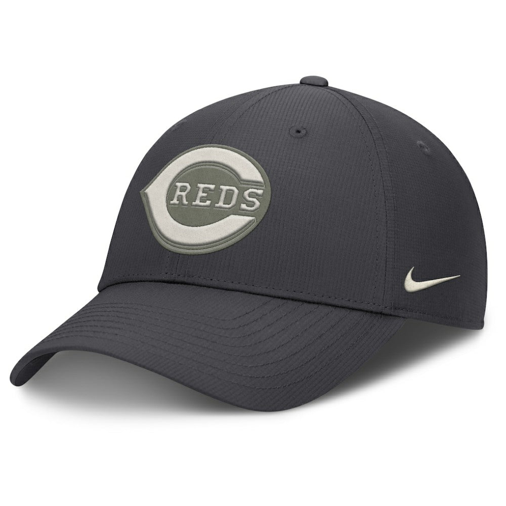Cincinnati Reds Nike Club Dri-FIT Adjustable Hat - Anthracite Hats