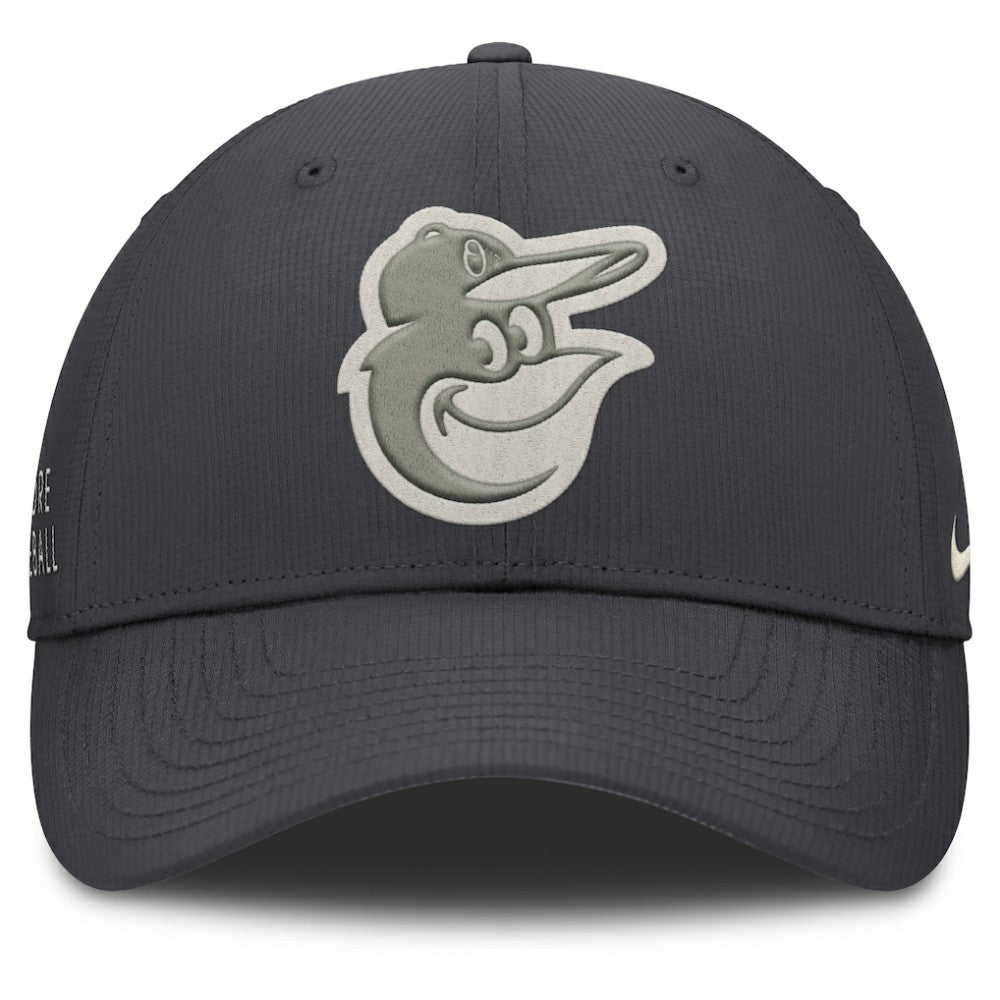 Baltimore Orioles Nike Club Dri-FIT Adjustable Hat - Anthracite Hats