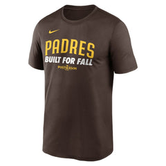 San Diego Padres Nike 2025 MLB Postseason Authentic Collection Legend Dri-FIT T-Shirt - Brown T-shirts