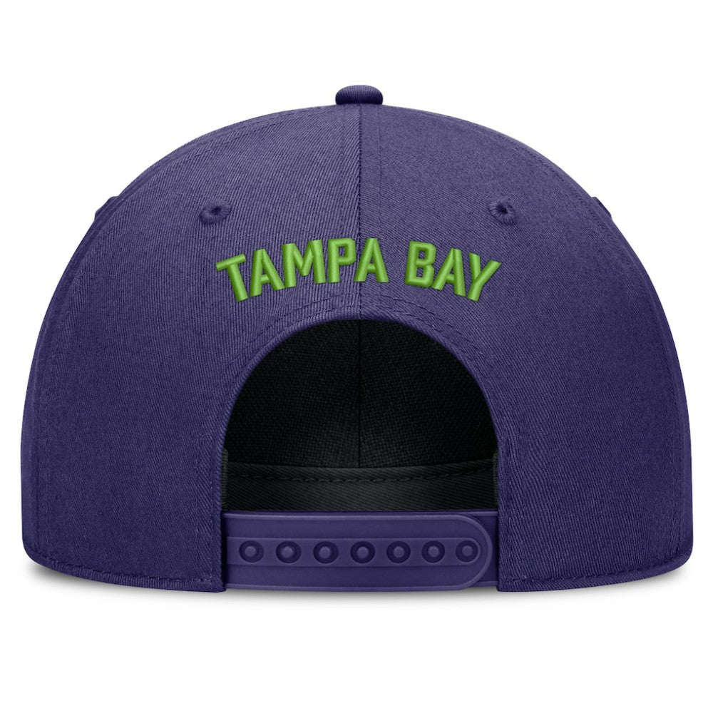 Tampa Bay Rays Nike Cooperstown Rise Adjustable Hat - Purple Hats