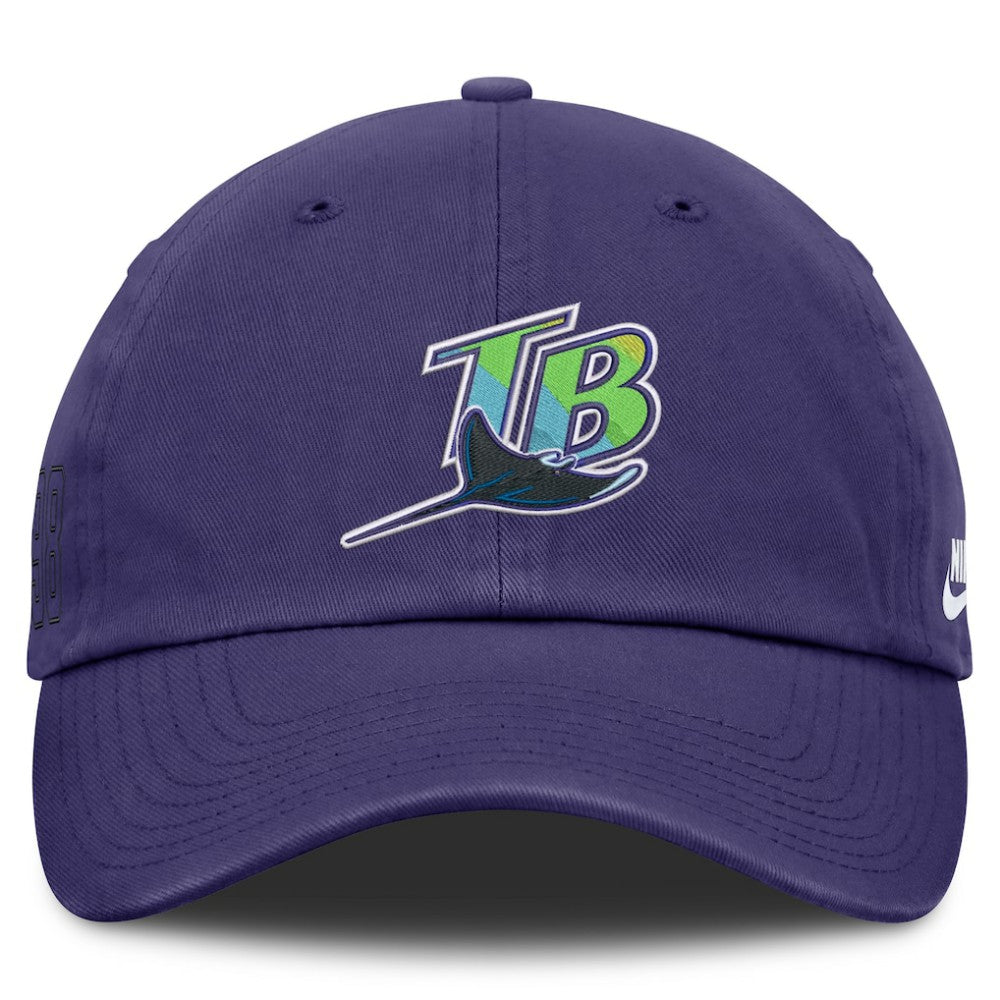 Tampa Bay Rays Nike Cooperstown Club Adjustable Hat - Purple Hats