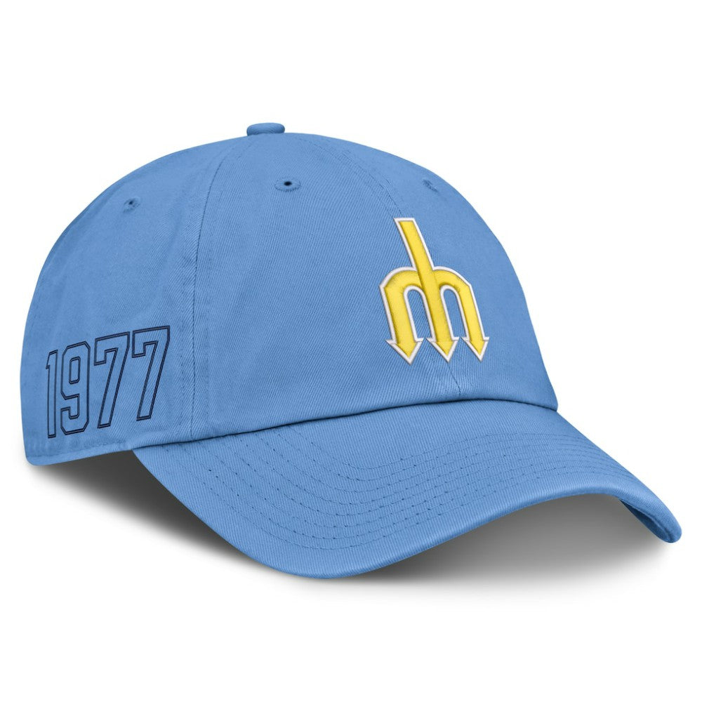 Seattle Mariners Nike Cooperstown Club Adjustable Hat - Light Blue Hats