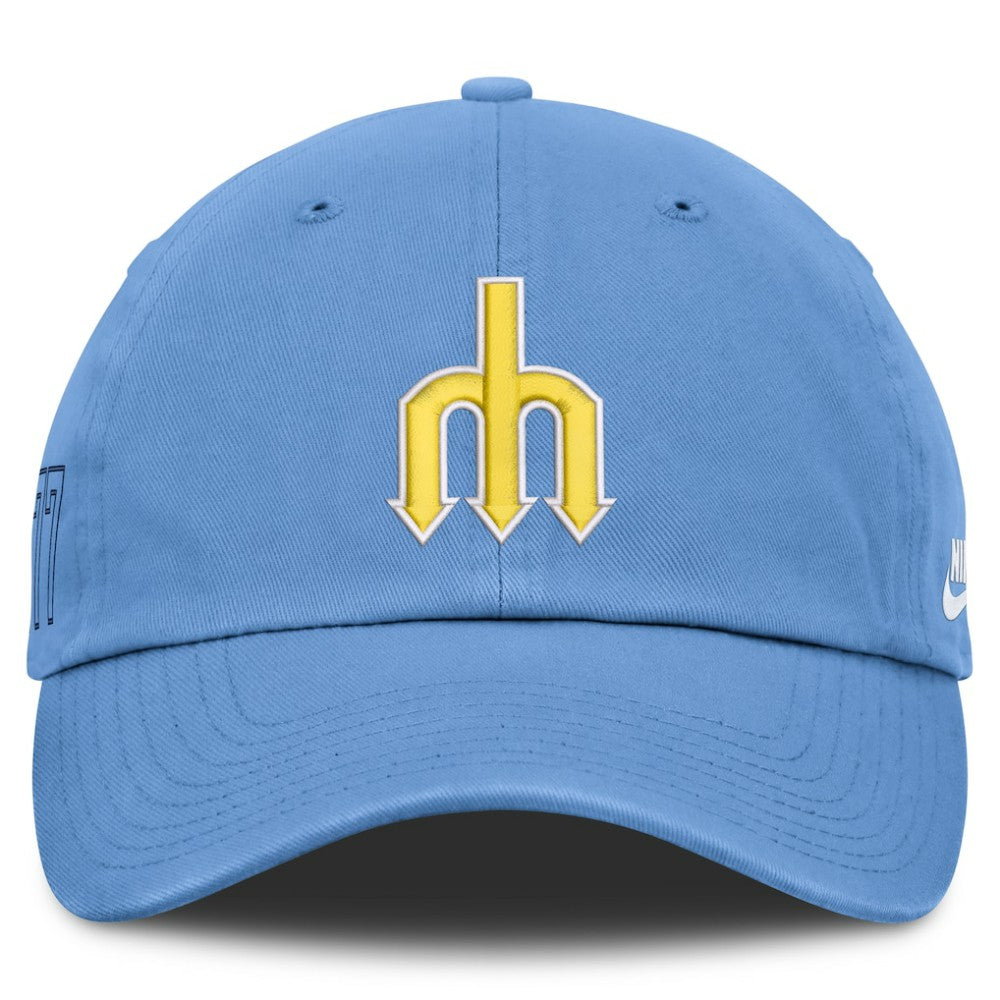 Seattle Mariners Nike Cooperstown Club Adjustable Hat - Light Blue Hats