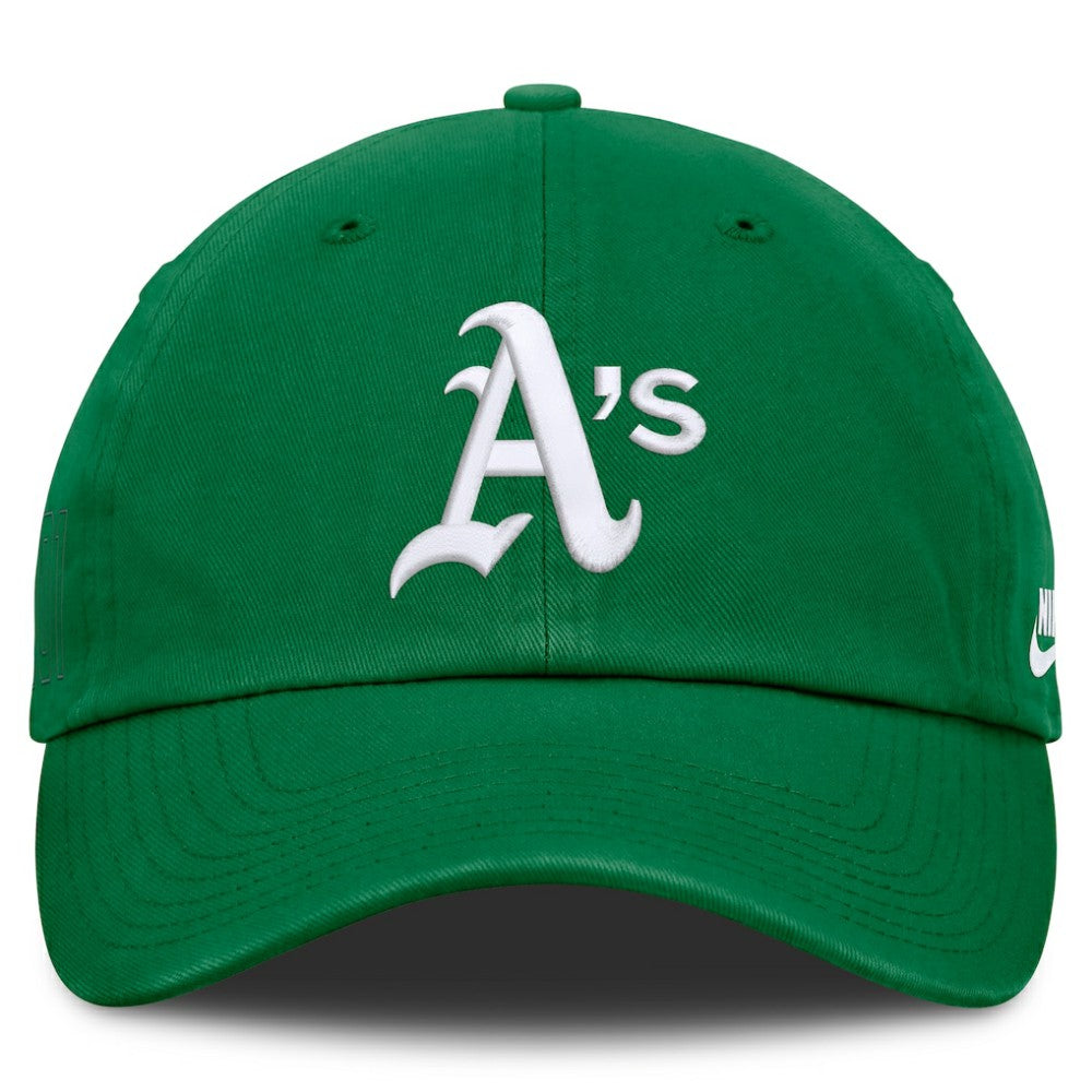 Oakland Athletics Nike Cooperstown Club Adjustable Hat - Green Hats