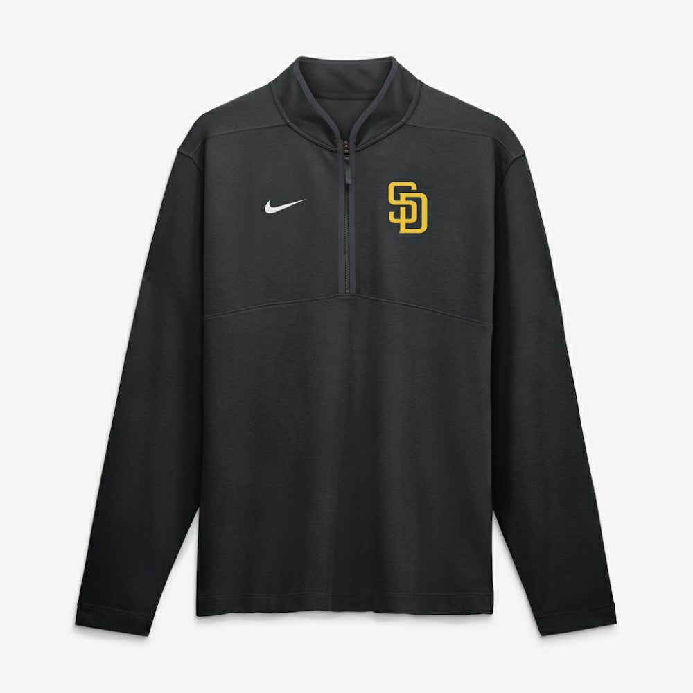 San Diego Padres Nike Dri-FIT Victory Half-Zip Pullover - Black Pullover