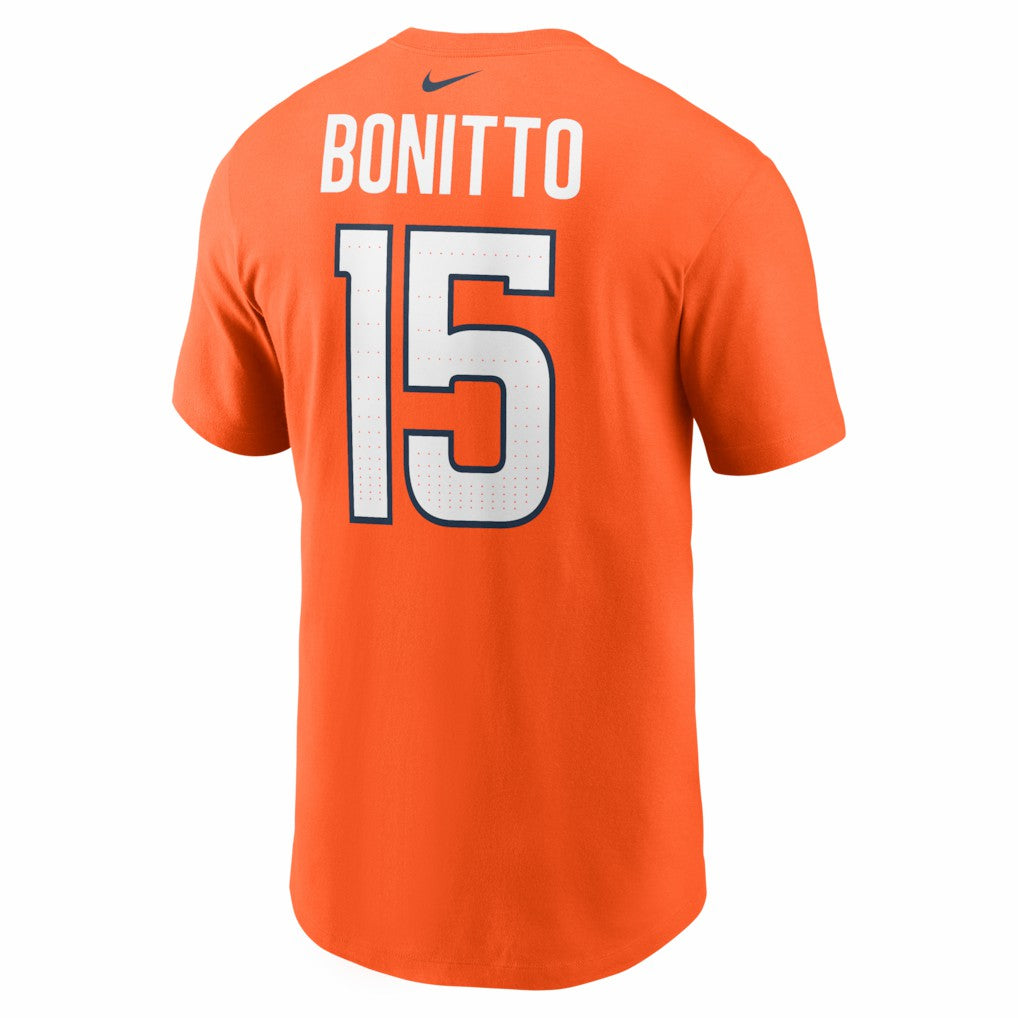 Nik Bonitto Denver Broncos Player Name & Number T-Shirt Orange