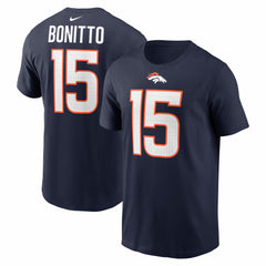 Nik Bonitto Denver Broncos Player Name & Number T-Shirt Navy