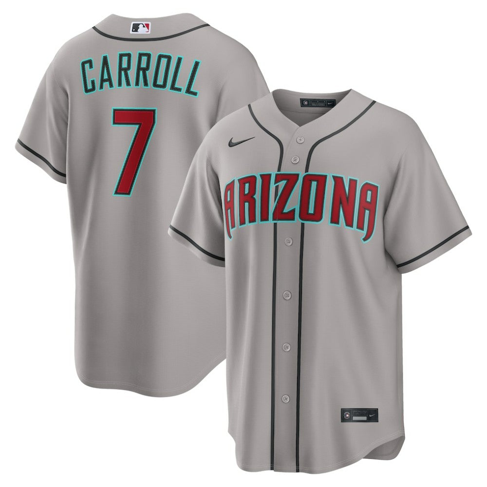 Corbin Carroll Arizona Diamondbacks Nike Road Replica Jersey - Gray Jerseys
