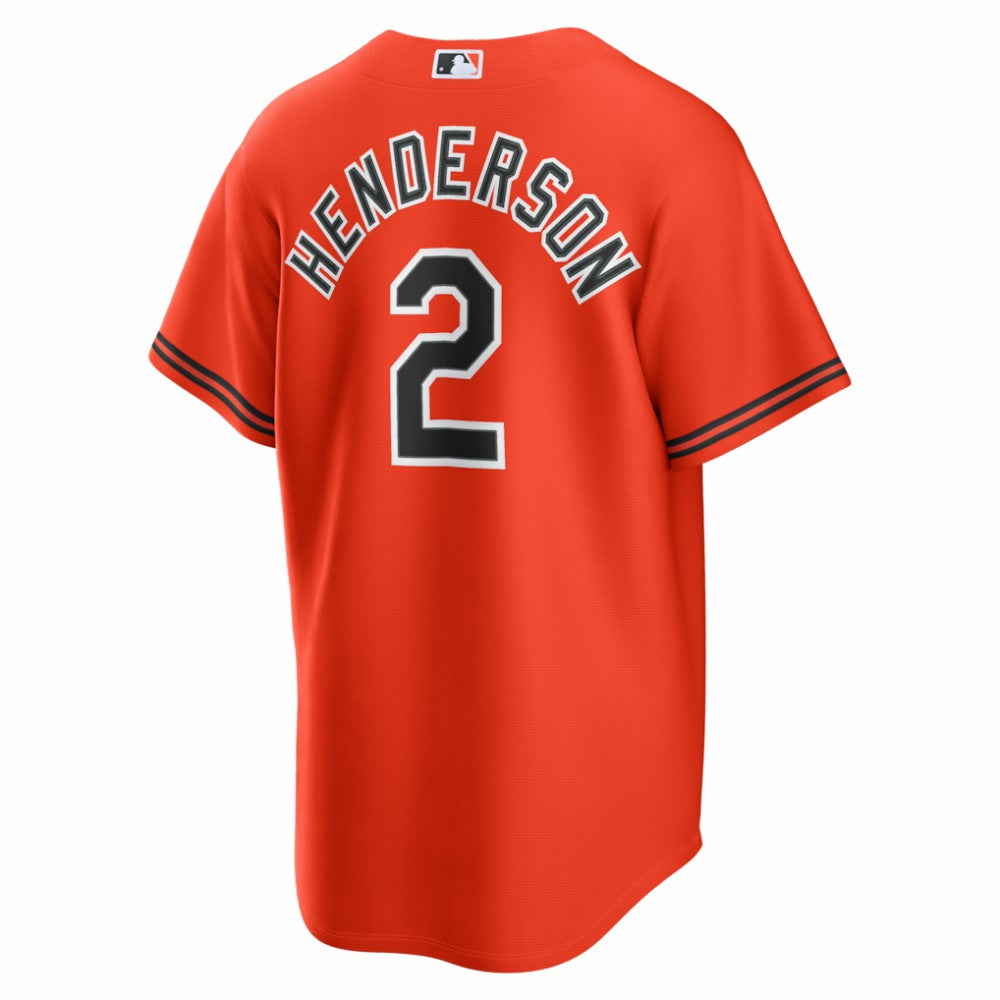 Gunnar Henderson Baltimore Orioles Nike Alternate 2 Replica Jersey - Orange Jerseys