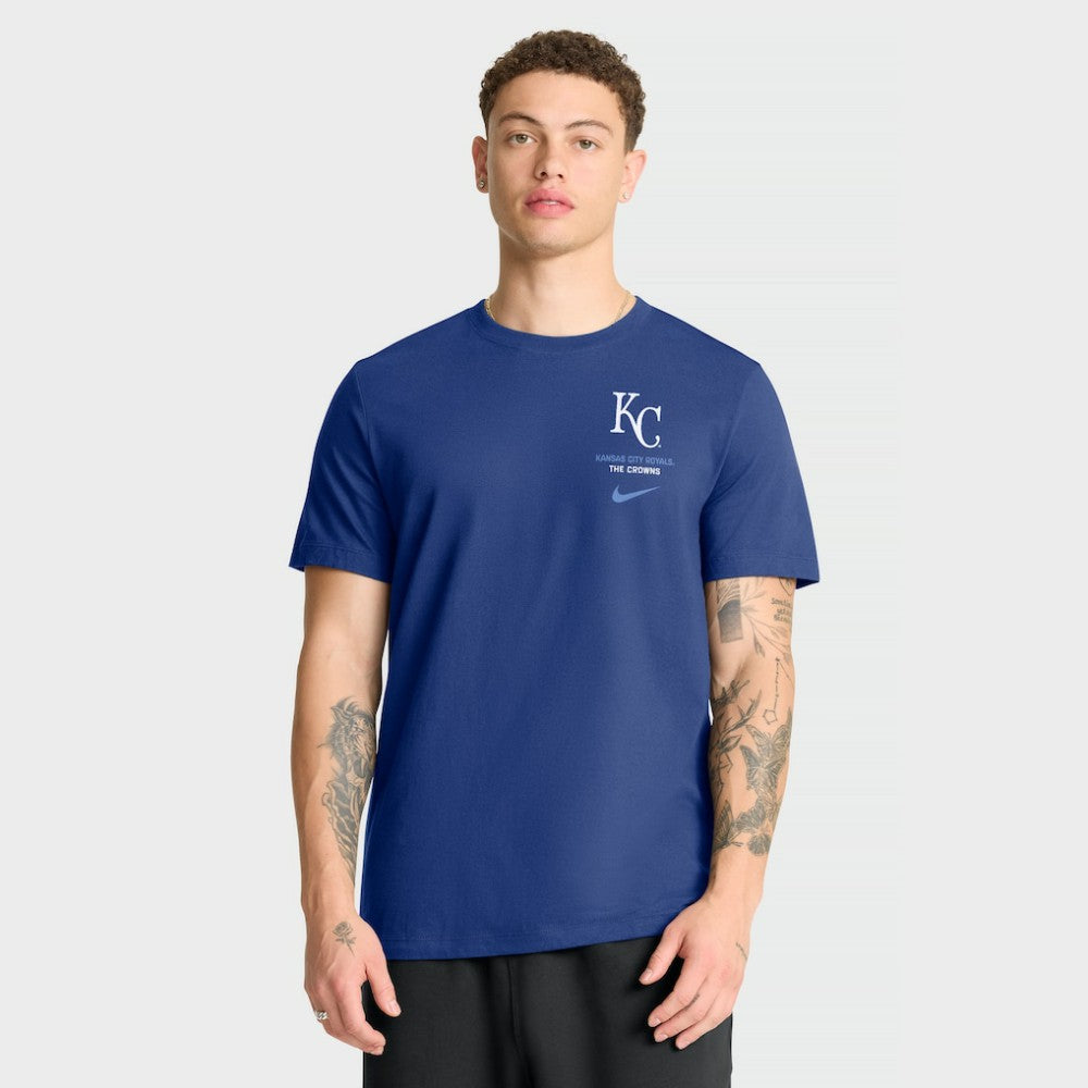 Kansas City Royals Nike Primetime 2-Hit T-Shirt - Royal T-shirts