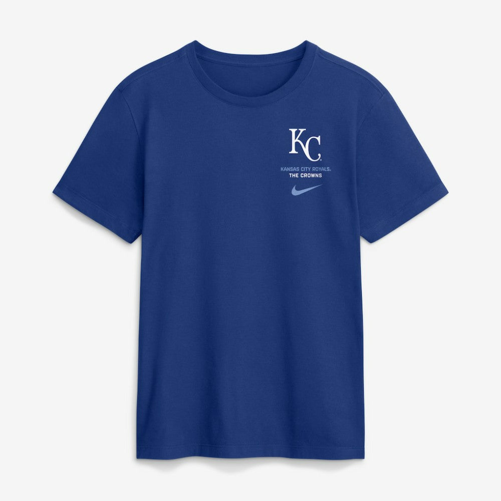 Kansas City Royals Nike Primetime 2-Hit T-Shirt - Royal T-shirts