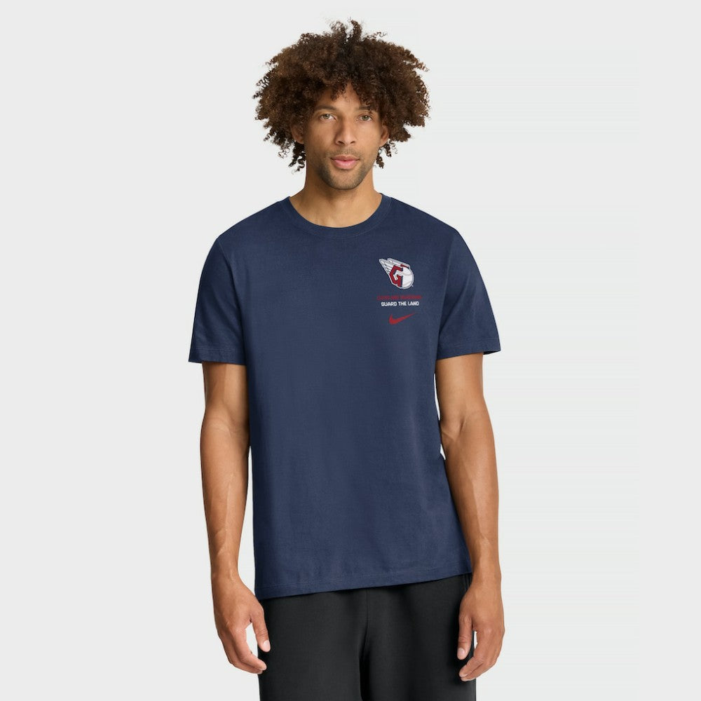 Cleveland Guardians Nike Primetime 2-Hit T-Shirt - Navy T-shirts