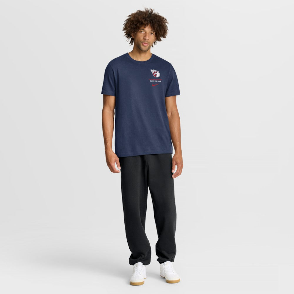 Cleveland Guardians Nike Primetime 2-Hit T-Shirt - Navy T-shirts
