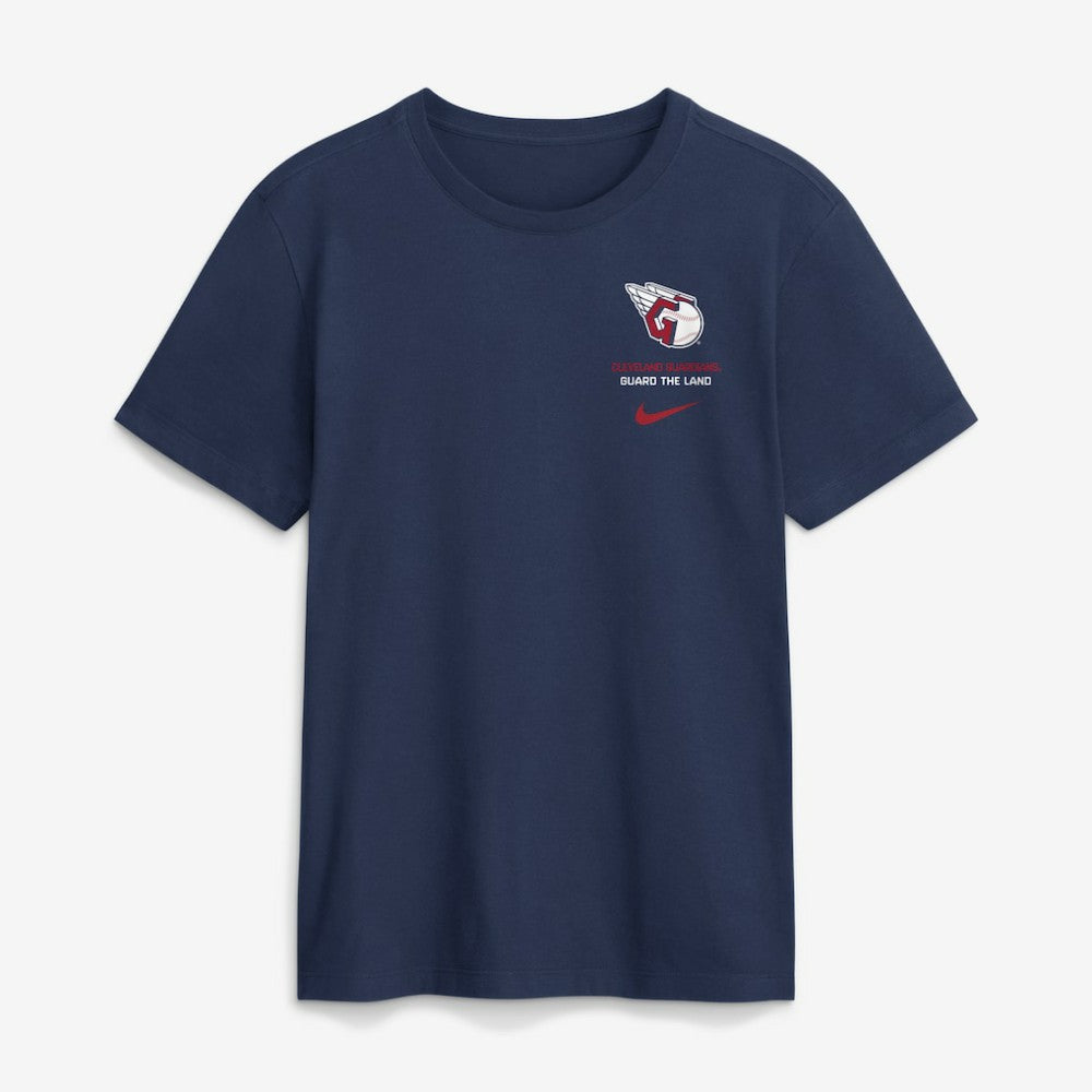 Cleveland Guardians Nike Primetime 2-Hit T-Shirt - Navy T-shirts