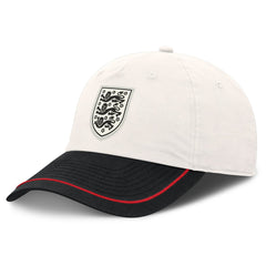 England National Team Dad Adjustable Hat White/Navy
