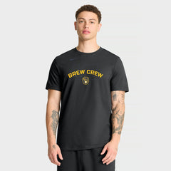 Milwaukee Brewers Nike Primetime Fashion T-Shirt - Black T-shirts