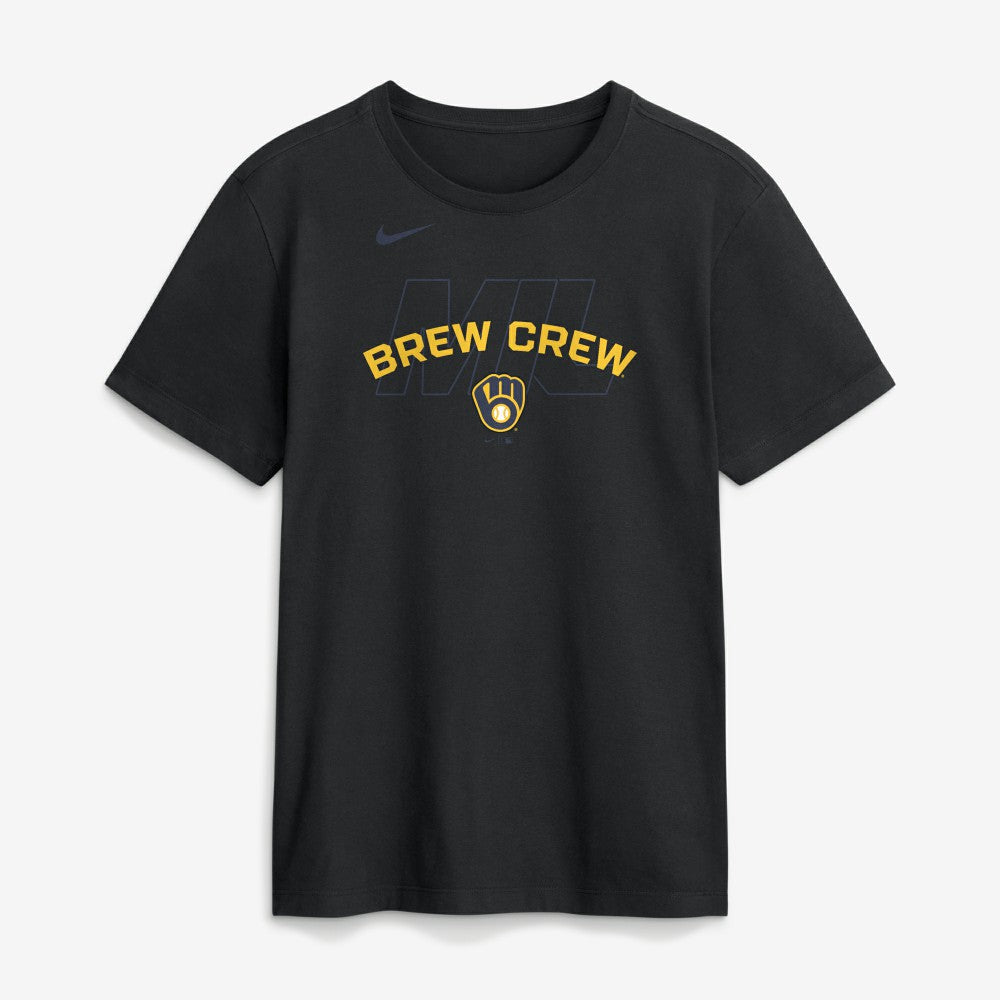 Milwaukee Brewers Nike Primetime Fashion T-Shirt - Black T-shirts