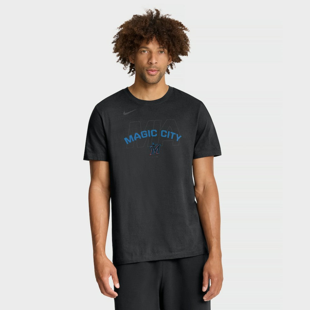 Miami Marlins Nike Primetime Fashion T-Shirt - Black T-shirts