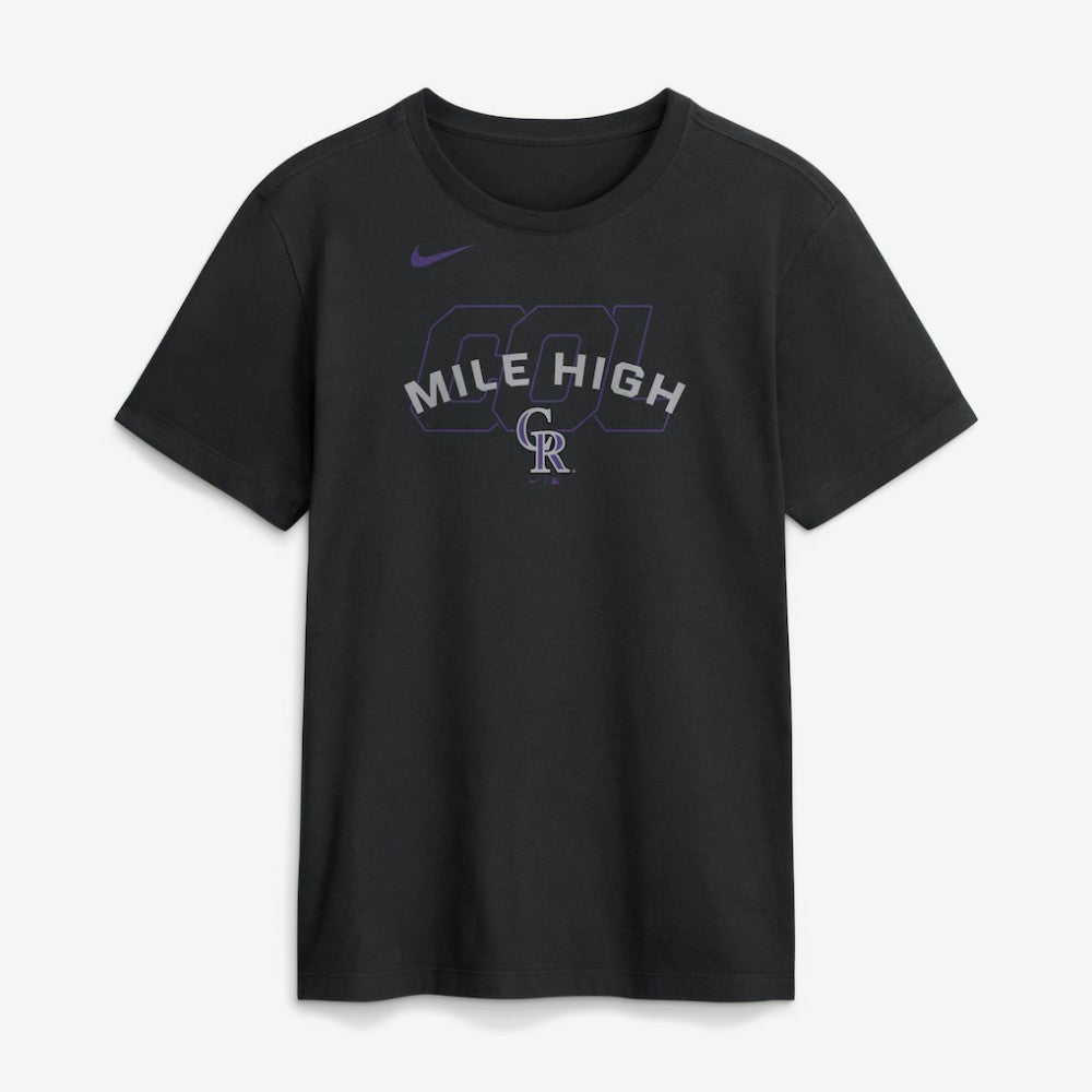 Colorado Rockies Nike Primetime Fashion T-Shirt - Black T-shirts