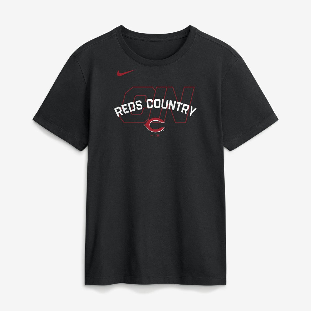Cincinnati Reds Nike Primetime Fashion T-Shirt - Black T-shirts