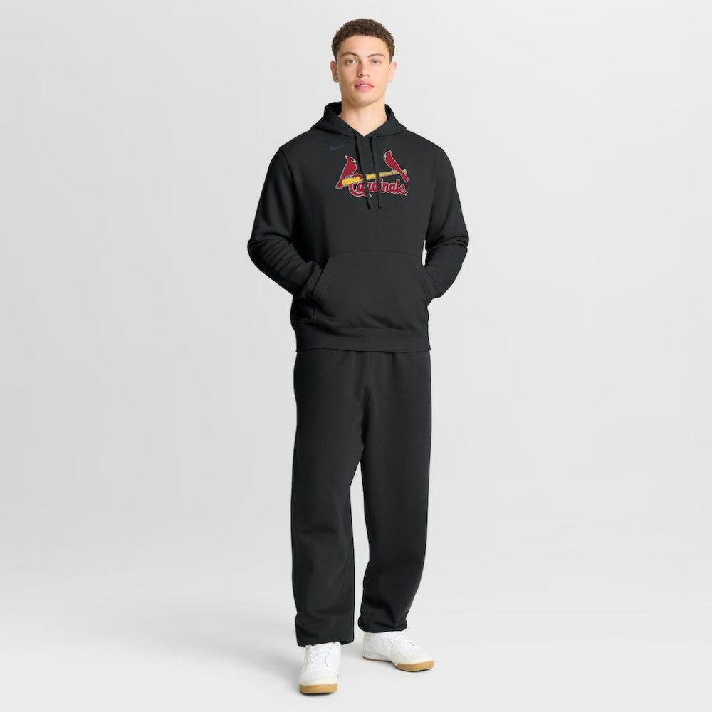 St. Louis Cardinals Nike Dri-Fit Club Hoodie - Black Hoodies