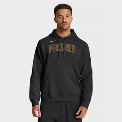 San Diego Padres Nike Dri-Fit Club Hoodie - Black Hoodies