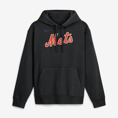 New York Mets Nike Dri-Fit Club Hoodie - Black Hoodies