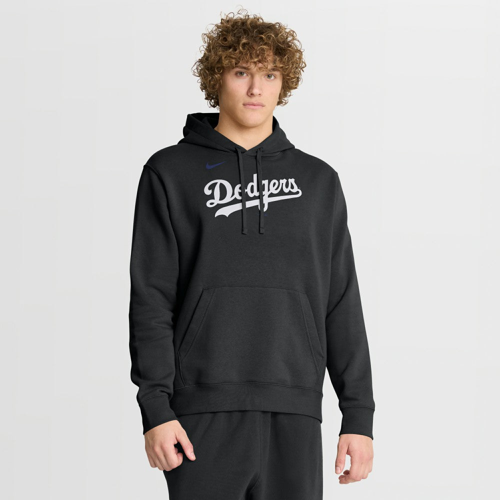 Los Angeles Dodgers Nike Dri-Fit Club Hoodie - Black Hoodies