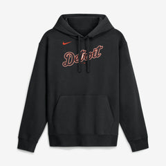 Detroit Tigers Nike Dri-Fit Club Hoodie - Black Hoodies