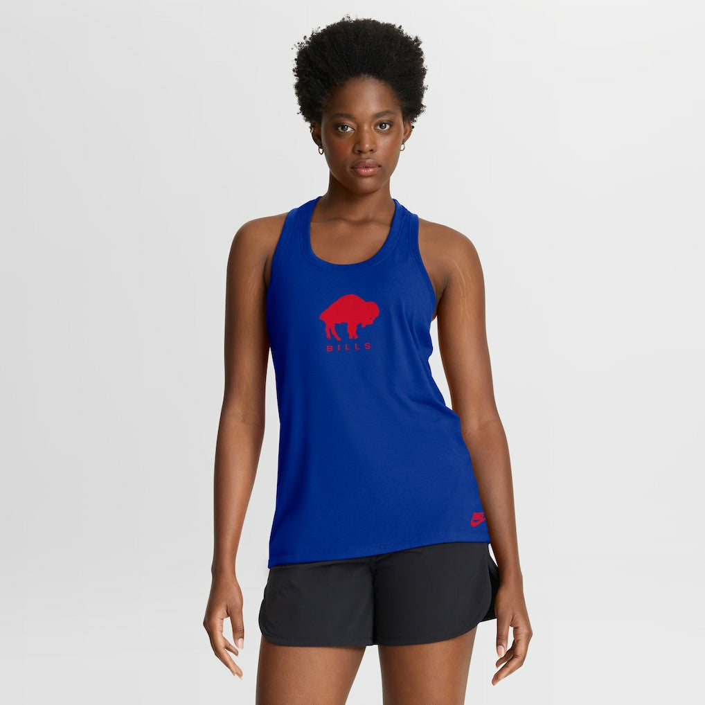 Buffalo Bills Women's Hurry Up Tri-Blend Dri-FIT Tank Top Royal