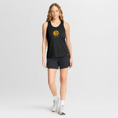 Pittsburgh Steelers Women's Hurry Up Tri-Blend Dri-FIT Tank Top Black