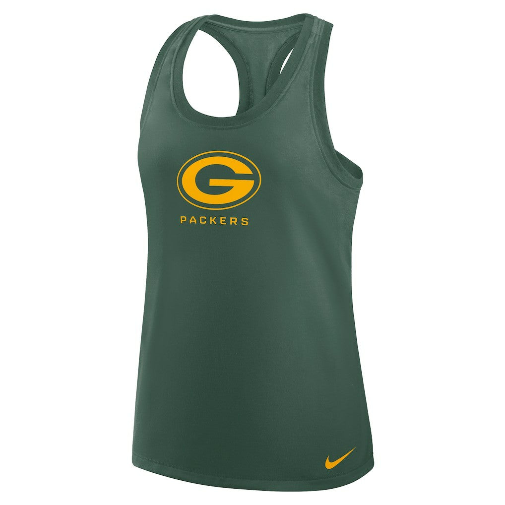 Green Bay Packers Women's Hurry Up Tri-Blend Dri-FIT Tank Top Green