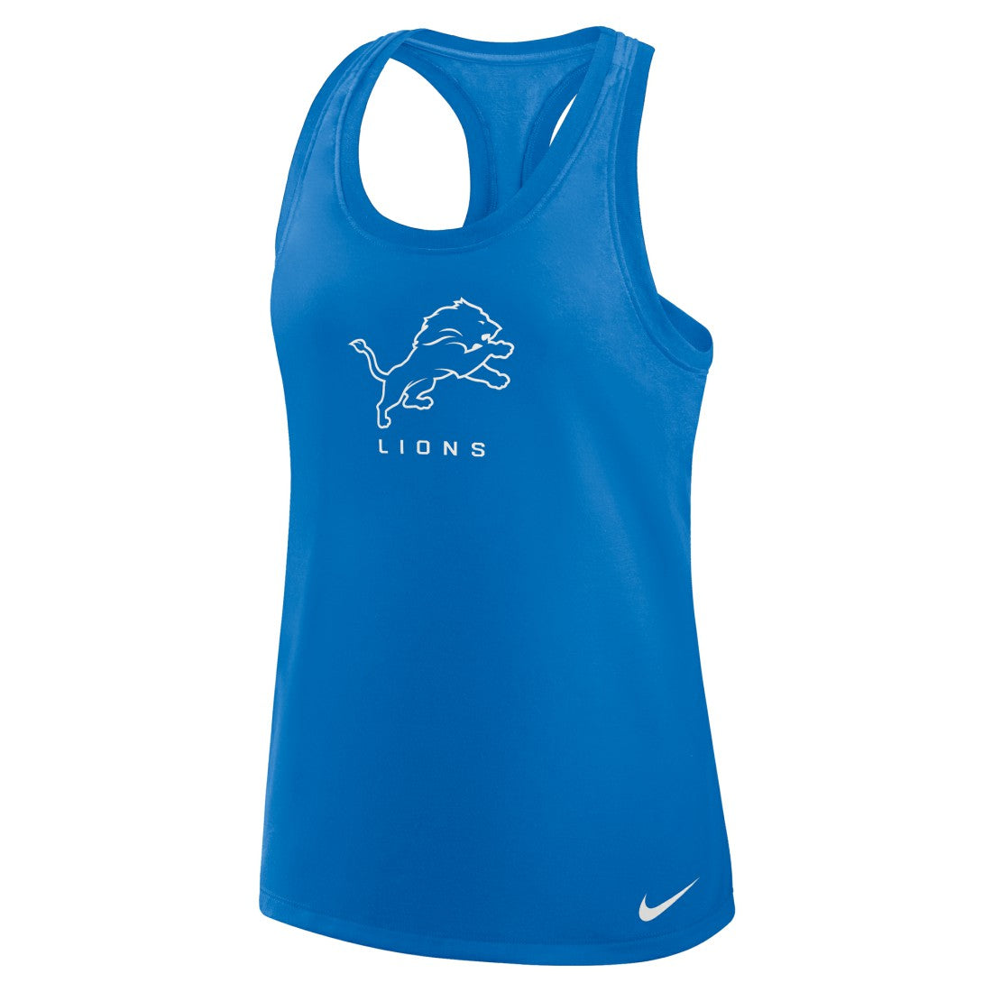 Detroit Lions Women's Hurry Up Tri-Blend Dri-FIT Tank Top Blue