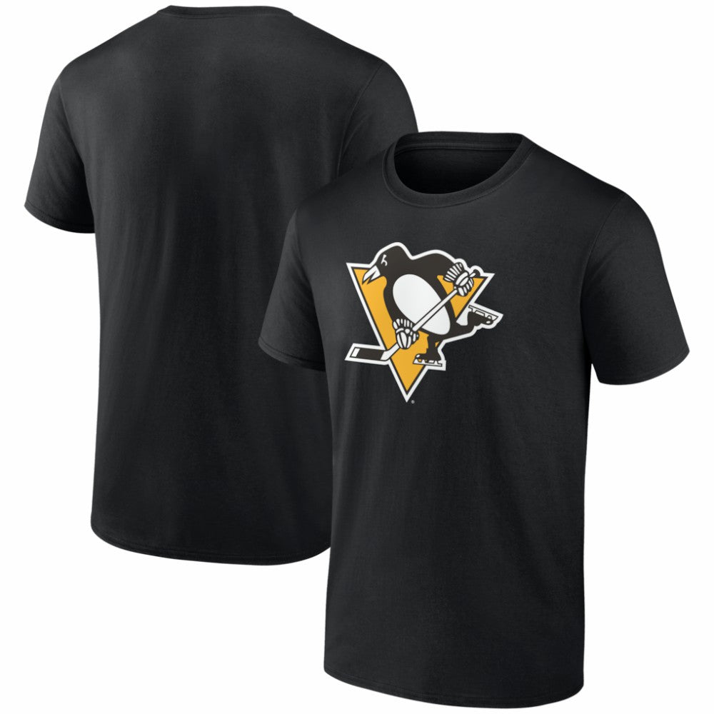 NHL Pittsburgh Penguins Logo Athletic Essential T-Shirt - Black