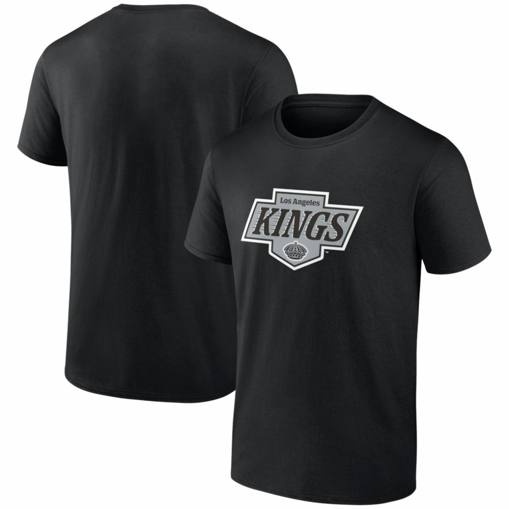 NHL Los Angeles Kings Logo Athletic Essential T-Shirt - Black