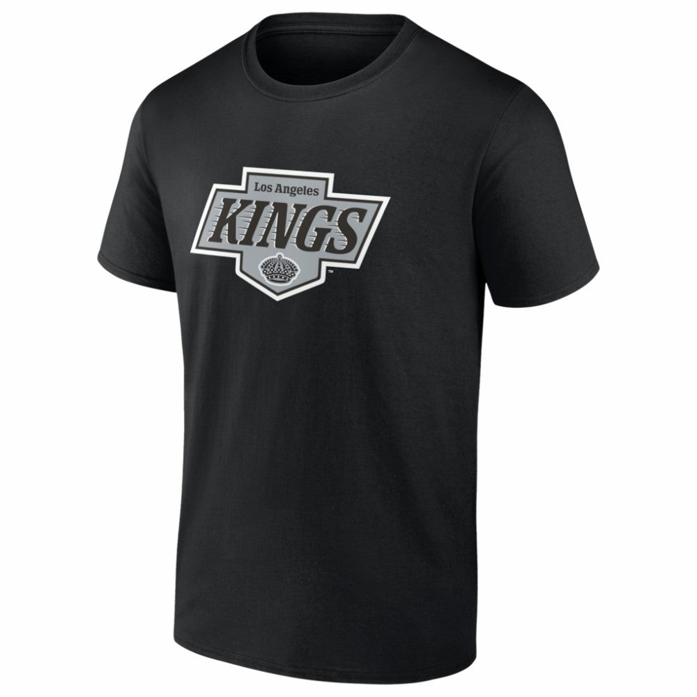 NHL Los Angeles Kings Logo Athletic Essential T-Shirt - Black