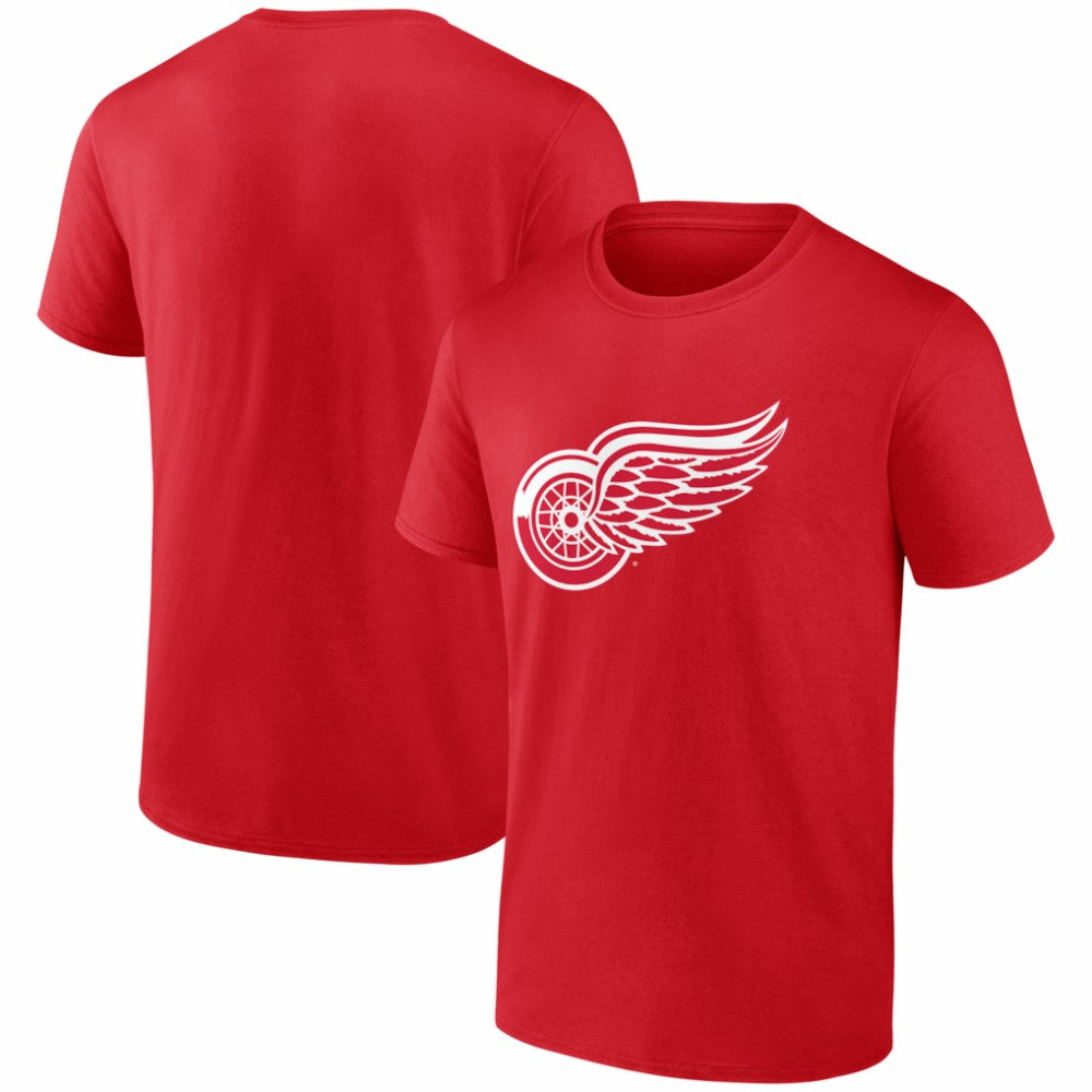 NHL Detroit Red Wings Logo Athletic Essential T-Shirt - Red
