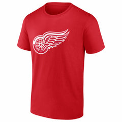 NHL Detroit Red Wings Logo Athletic Essential T-Shirt - Red