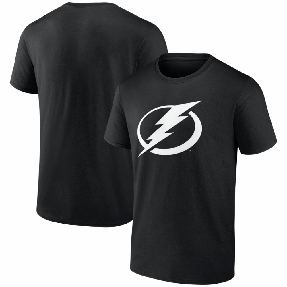 NHL Tampa Bay Lightning Logo Athletic Essential T-Shirt - Black