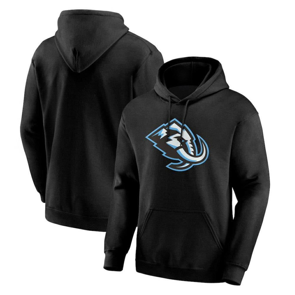 NHL Utah Mammoth Logo Athletic Essential Hoodie - Black