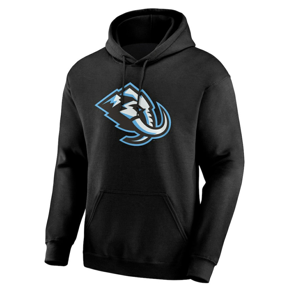 NHL Utah Mammoth Logo Athletic Essential Hoodie - Black