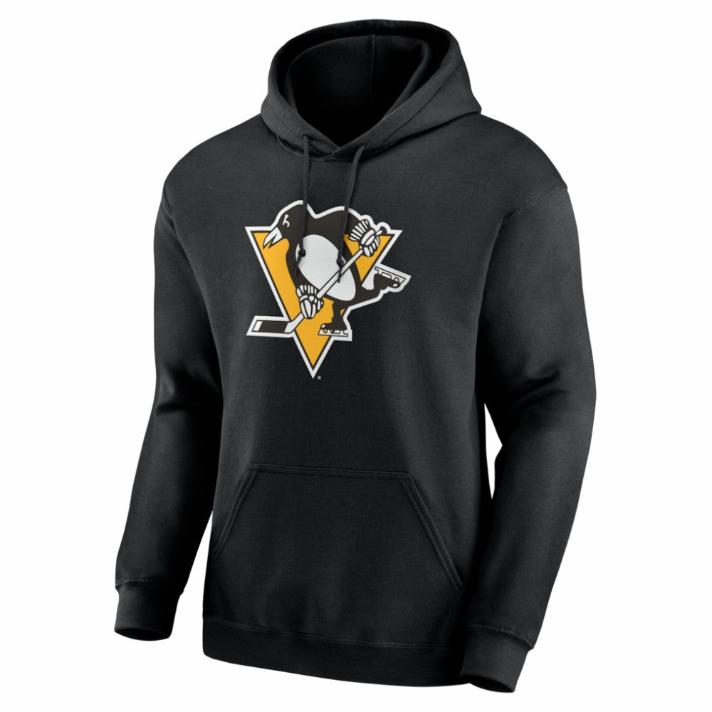 NHL Pittsburgh Penguins Logo Athletic Essential Hoodie - Black